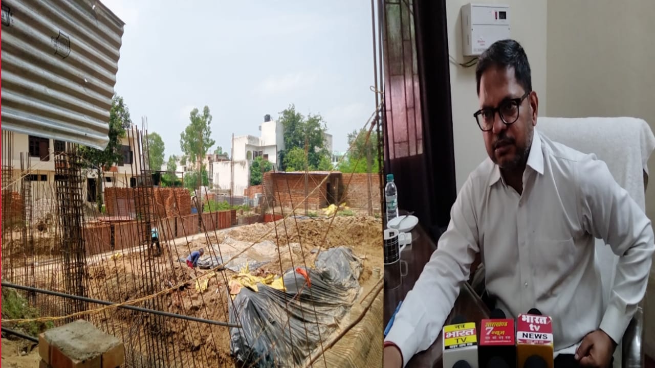 रुड़की राज पैलेस के ठीक सामने बिना अनुमति के बेसमेंट से ट्रैक्टर ट्रॉली द्वारा मिट्टी का ढुलान (ट्रांसपोर्ट) बाहर किया जा रहा है लेकिन इसको देखने वाला कोई नही है।