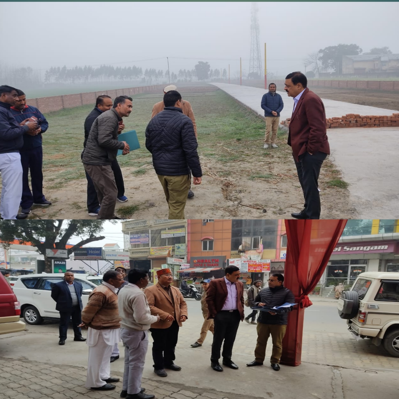 जिलाधिकारी विनय शंकर पाण्डेय ने शुक्रवार को कार्यालय उप निबंधक जनपद हरिद्वार में पंजीकृत गत माह के बड़े लेखपत्रों में अन्तरित सम्पत्ति पर अदा किये गये स्टाम्प शुल्क के परीक्षण हेतु सम्बन्धित पक्षकारों को पूर्व में सूचना देते हुये कनखल रोड विष्णुगार्डन ग्राम जगजीतपुर, ग्राम मुस्तफाबाद तथा आर्यनगर चौक ज्वालापुर स्थित सम्पत्तियों का स्थलीय निरीक्षण किया।