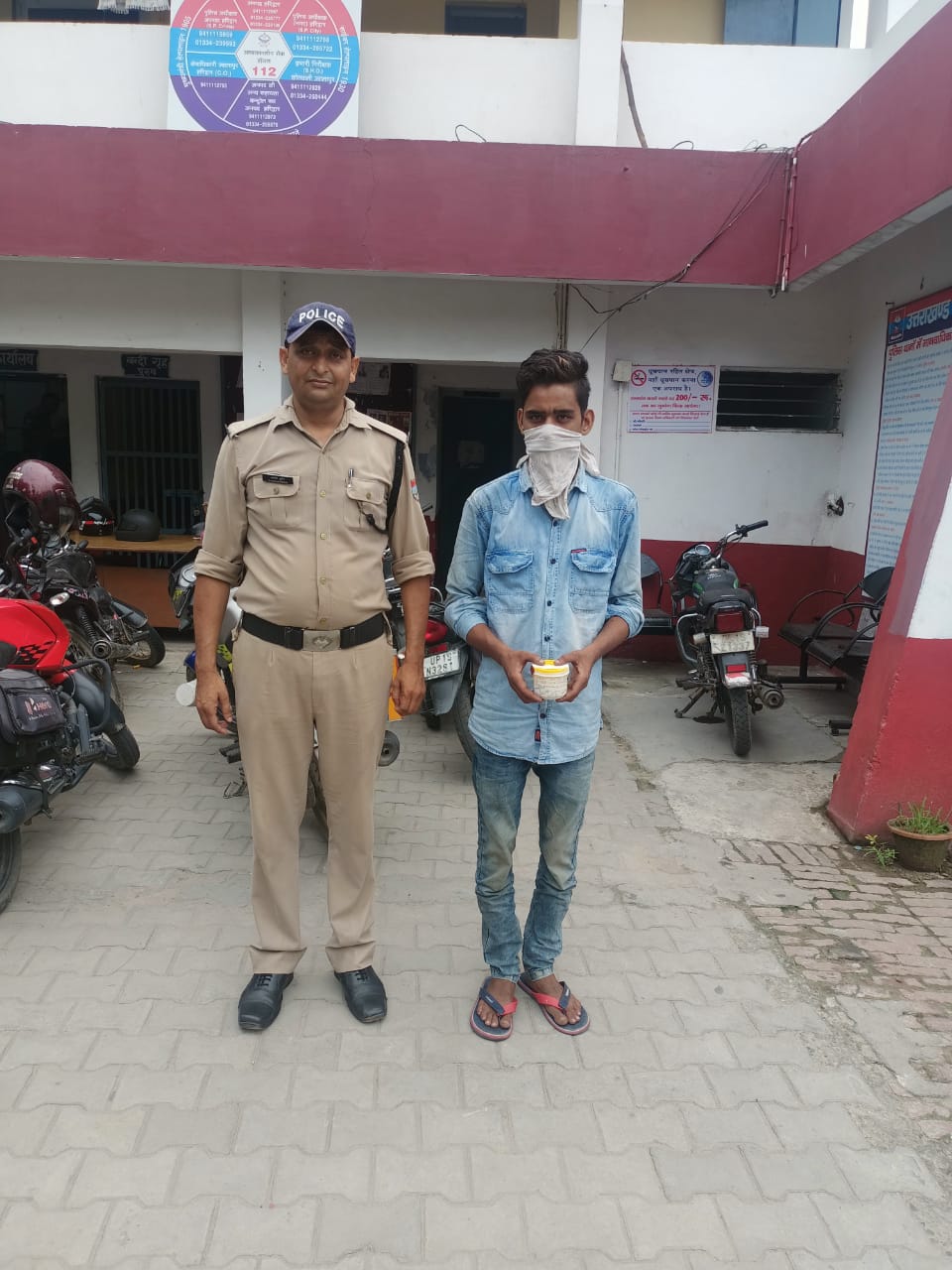 18 ग्राम अवैध स्मैक के साथ एक अभियुक्त को पुलिस ने किया गिरफ्तार