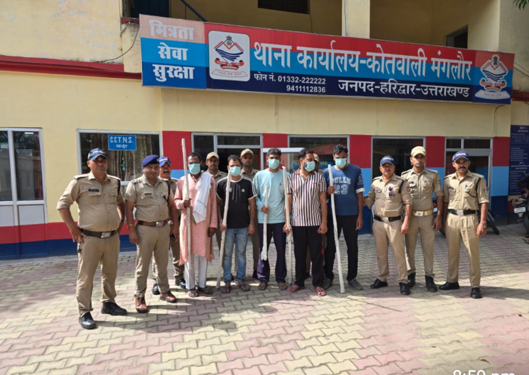 आमखेड़ी मंगलौर हत्या प्रकरण में हरिद्वार पुलिस को मिली सफलता 05 नामजद हत्यारोपीयो को हरिद्वार पुलिस ने किया गिरफ्तार