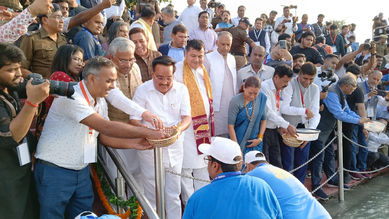 गंगा केवल नदी नहीं है ,बल्कि करोड़ों लोगों की आस्था का केंद्र केंद्रीय जल शक्ति मंत्री सीआर पाटिल 