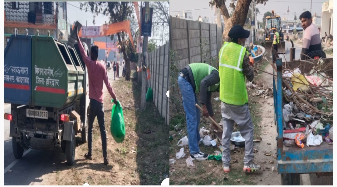 नगर निगम हरिद्वार द्वारा गाजीवाली ग्राम में ग्रामवासियों के स्वच्छता अभियान में सहयोग हेतु निगम की ओर से मैनपावर उपलब्ध कराकर सहयोग प्रदान किया गया।   इस अभियान के अंतर्गत नगर निगम कर्मचारियों द्वारा  ग्रामीण क्षेत्र में कम्पोस्टेबल गार्बेज बैग्स में कूड़ा एकत्रित किया गया।