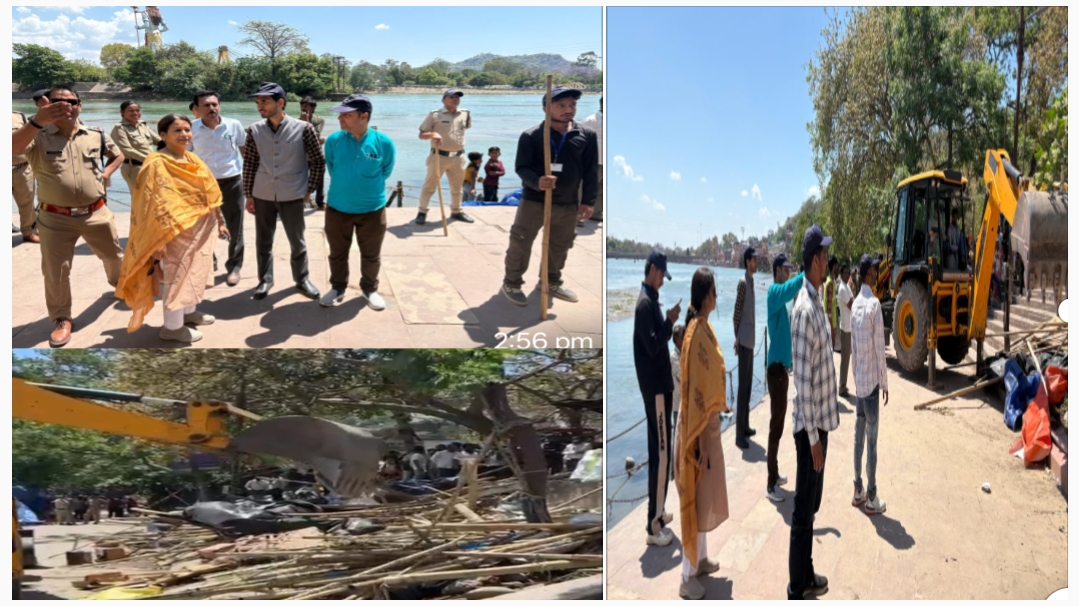 जिलाधिकारी मयूर दीक्षित के निर्देशन में अवैध अतिक्रमण के खिलाफ निरंतर है कार्यवाही जारी।  सिटी मजिस्ट्रेट कुश्म चौहान के नेतृत्व में चलाया गया अतिक्रमण हटाओ अभियान।