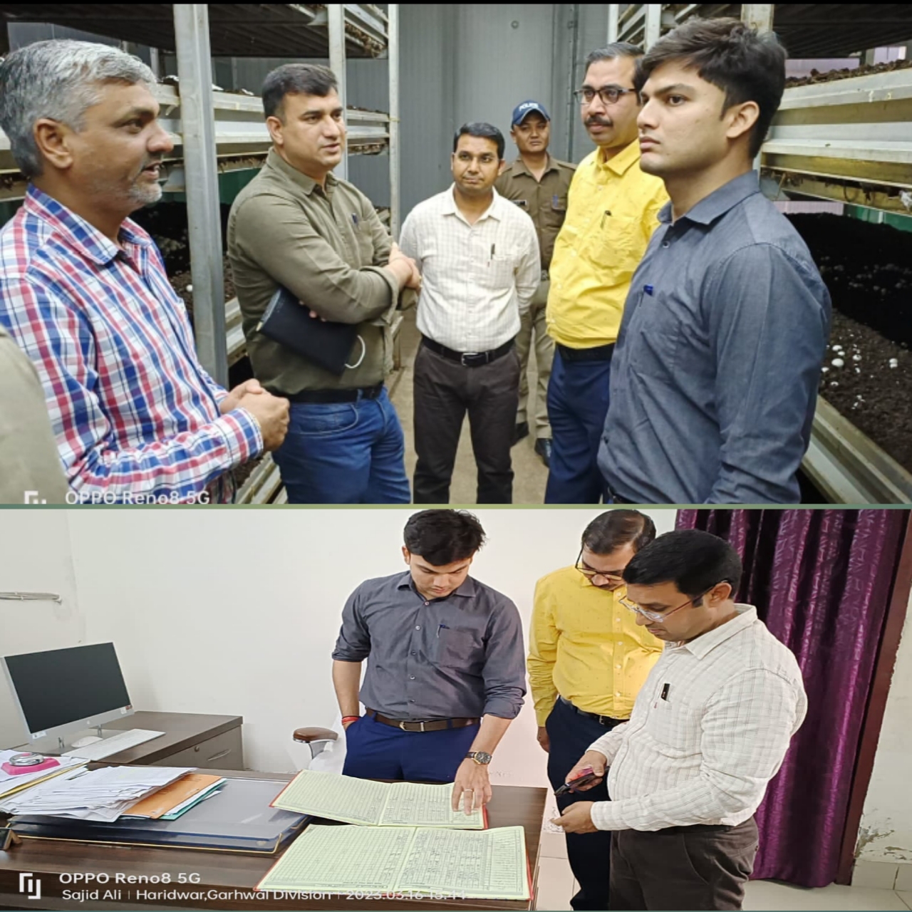 हरिद्वार मुख्य विकास अधिकारी प्रतीक जैन ने बृहस्पतिवार को जीवामृत आर्गेनिक खाण्डसारी उद्योग शेरपुर खेलमऊ, ओवरसीज मशरूम प्लांट का विकासात्मक दृष्टि से भ्रमण किया। साथ ही उन्होंने विकास खण्ड नारसन का औचक निरीक्षण भी किया।