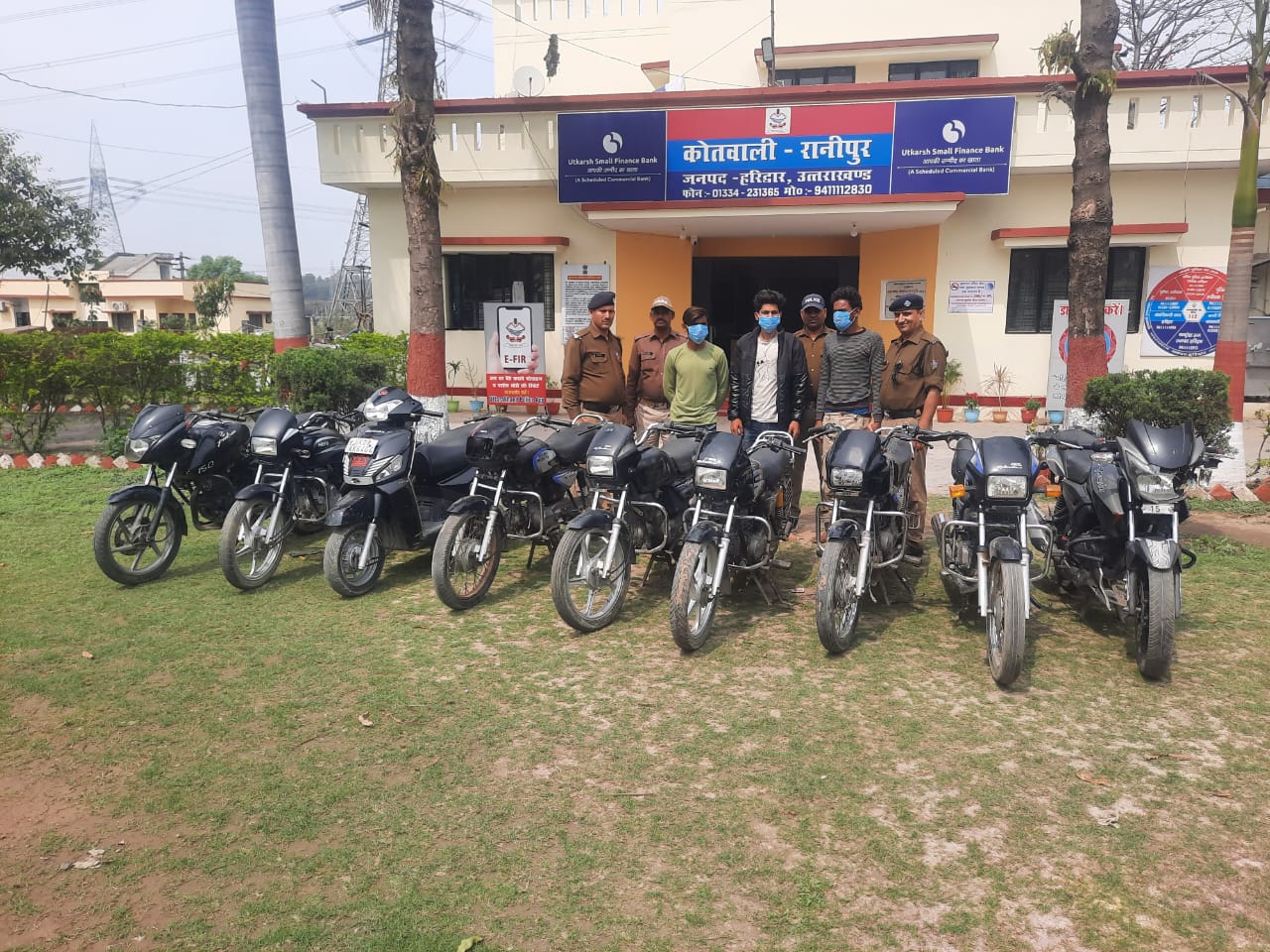 दुपहिया वाहन चोरी गिरोह के खिलाफ हरिद्वार पुलिस को मिली बड़ी सफलता