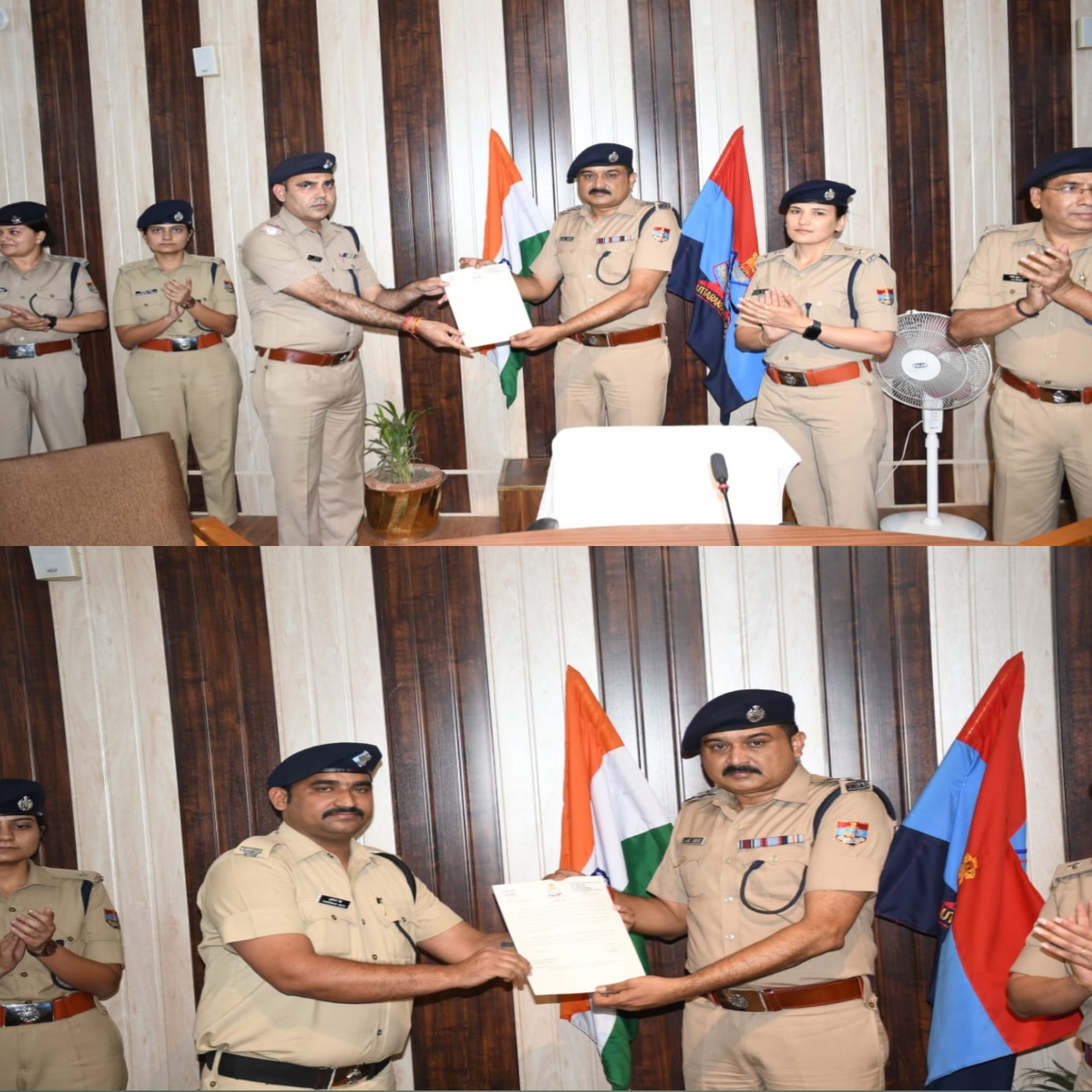 जनपद पुलिस मुख्यालय में आयोजित की गई माह अप्रैल की अपराध गोष्ठी/ सैनिक सम्मेलन