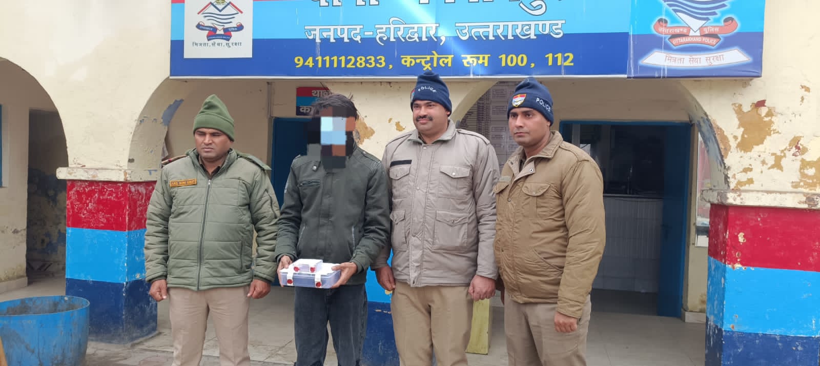 6.23 ग्राम अवैध स्मैक के साथ एक अभियुक्त तस्कर को पुलिस ने किया गिरफ्तार।