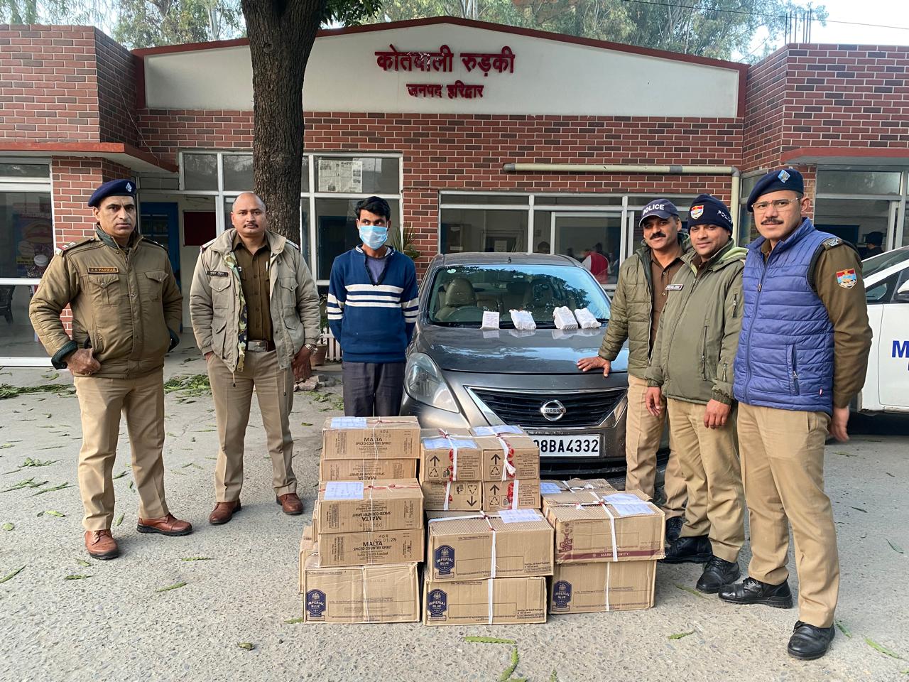 रुड़की पुलिस ने 20 पेटी अंग्रेजी/देशी शराब की बरामद, लग्जरी कार भी की जब्त  निकाय चुनाव को सकुशल संपन्न कराने हेतु हमारी कई टीमें फील्ड में हैं, जो भी नशे का कारोबार करेगा सबको जेल भेजेंगे एसएसपी हरिद्वार
