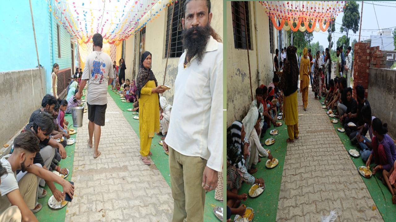 ग्राम अत्मलपुर बोंगला में आज शनिदेव जी के मंदिर पर  मास्टर गोपाल सिंह कोहली परिवार ने किया विशाल भण्डारे का आयोजन।  जिसमे आस पास सभी ग्रामीणो ने भण्डारे का प्रसाद ग्रहण किया।
