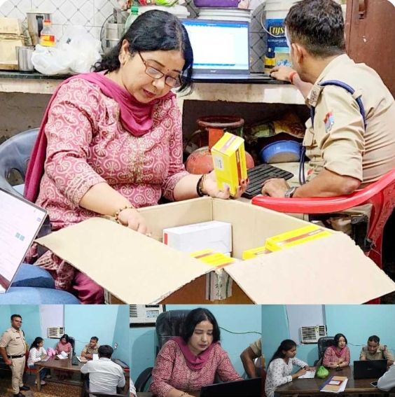 औषधि निरीक्षक श्रीमती अनीता भारती को प्राप्त सूचना के अनुसार ज्वालापुर, स्थित पीठ बाजार क्षेत्र में संचालित लिमरा मेडिकल पर नारकोटिक दवाइयों की अवैध बिक्री का किया भांडा भोड़ 