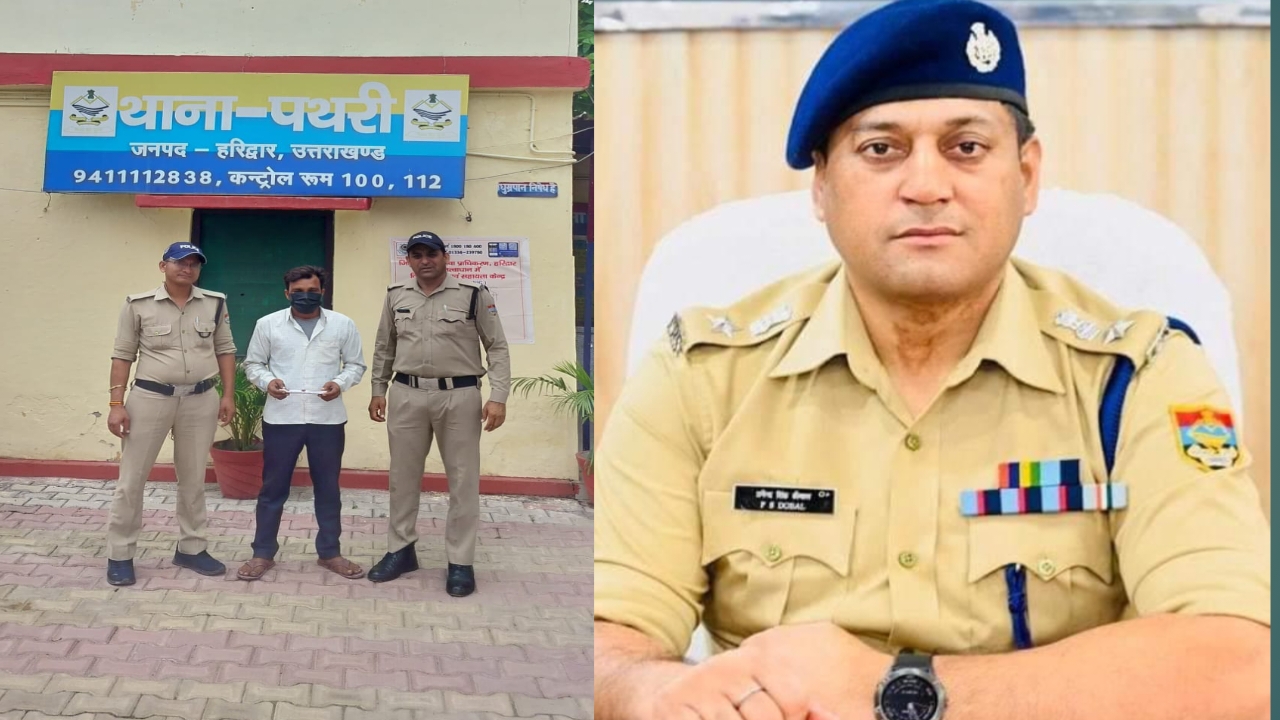 हरिद्वार पुलिस की असमाजिक तत्वों पर पैनी नजर   पथरी थानाध्यक्ष मनोज नोटियाल की टीम लगातार एक के बाद एक कर रही है बड़ी कार्यवाही।   अवैध चाकू के  साथ एक अभियुक्त को किया गिरफ़्तार।
