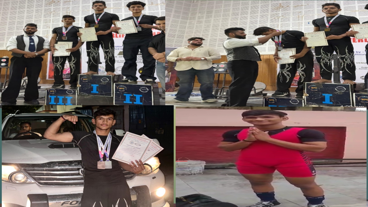 उत्तराखंड हरिद्वार के युवा खिलाड़ी प्रिंस ने पावरलिफ्टिंग चैंपियनशिप में मारी बाजी हरिद्वार जिले को दिलाए सिल्वर और ब्रॉन्ज पदक