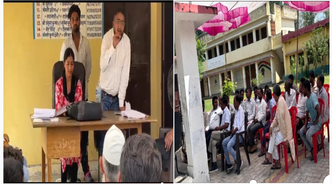 ब्लाक बहादराबाद की सबसे बड़ी ग्राम पंचायत भगतनपुर आबिदपुर की ग्राम सभा की खुली बैठक पंचायत कार्यालय में ग्राम प्रधान कु. एकता पटेल की अध्यक्षता में हुई सम्पन।