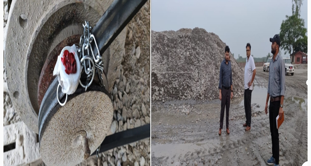 जिलाधिकारी मयूर दीक्षित के निर्देशों के क्रम में खनन विभाग द्वारा अवैध खनन के विरुद्ध कार्यवाही की गई। 