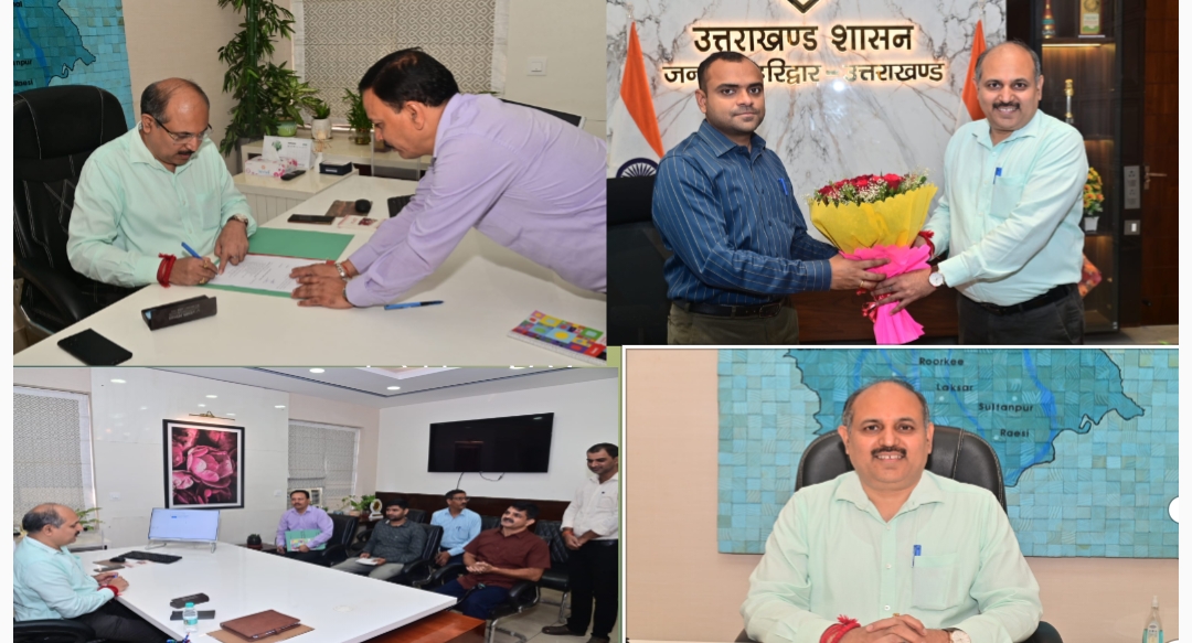 हरिद्वार के नए मुख्य विकास अधिकारी के रूप में ललित नारायण मिश्र ने किया पदभार ग्रहण।