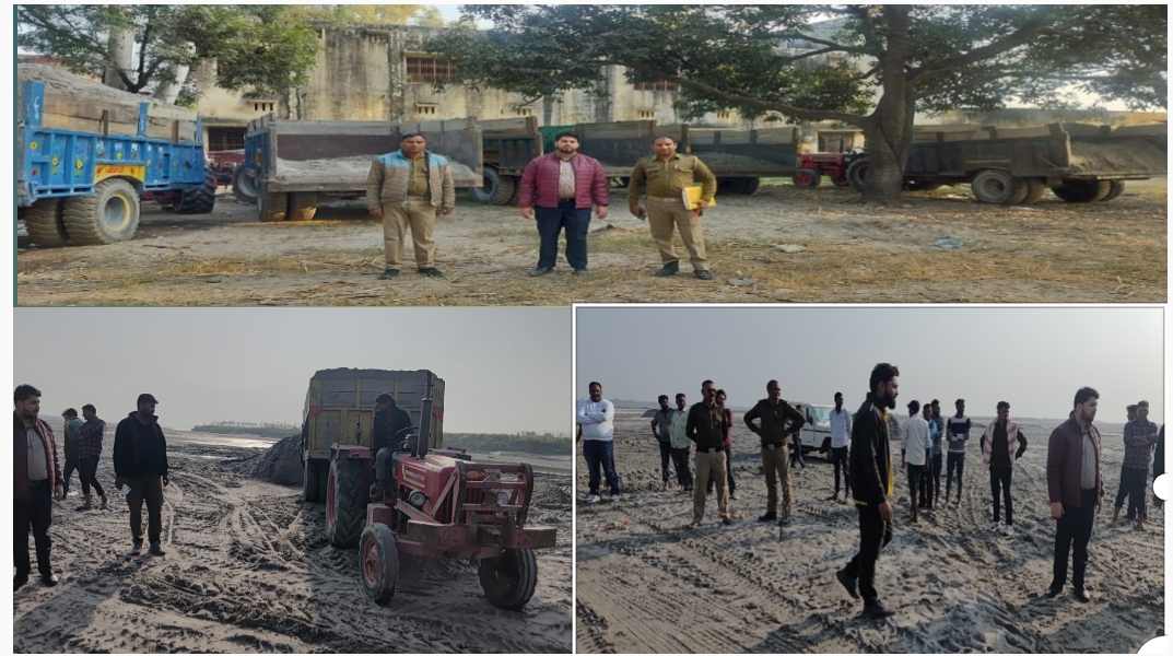 राजस्व को हानि पहुंचाने वालों के विरुद्ध मुख्यमंत्री के निर्देशन में छापेमारी कर कार्यवाही की जा रही है।  खनन विभाग की छापेमारी कार्यवाही में अवैध खनन कर रहे सात ट्रेक्टर ट्राली किए गए जब्त