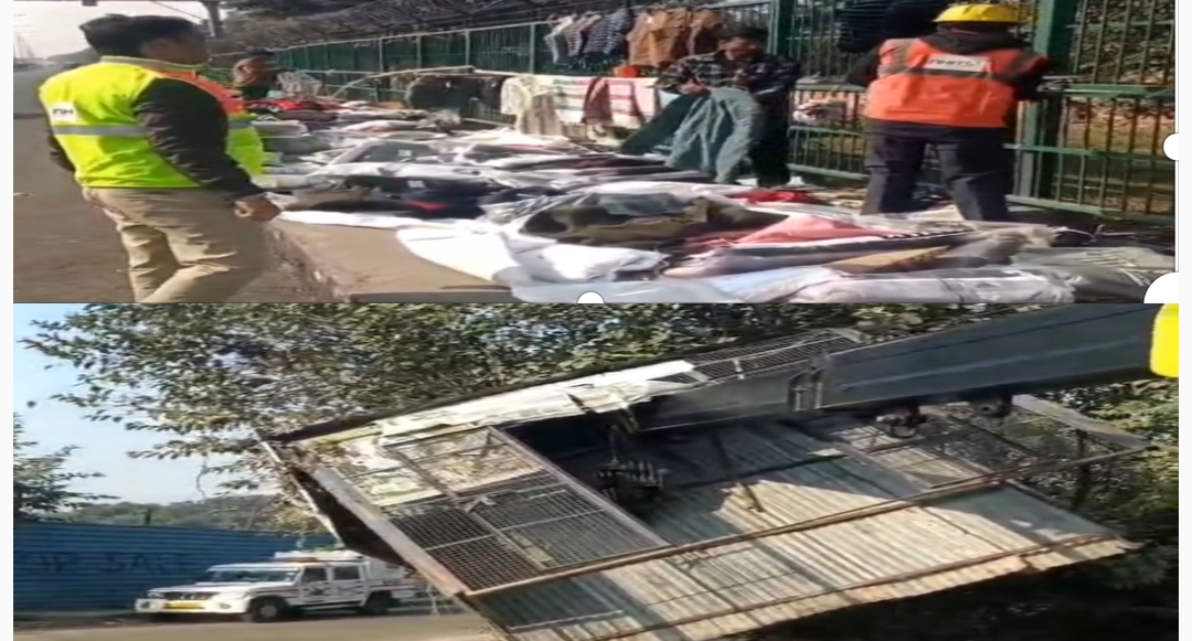 हरिद्वार को स्वच्छ सुंदर एवं अतिक्रमण मुक्त कराने के लिए जिलाधिकारी मयूर दीक्षित के निर्देशन में चलाया जा रहा है अभियान जारी।