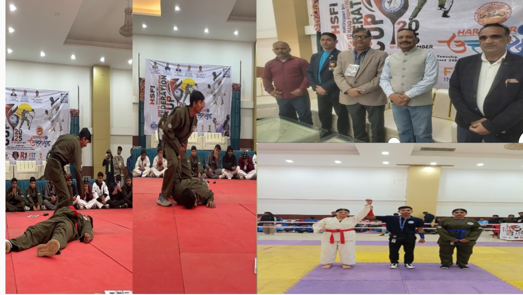 हैंड-टू-हैंड फाइटिंग स्पोर्ट फेडरेशन कप 2025 का तीन दिवसीय आयोजन हुआ समापन।