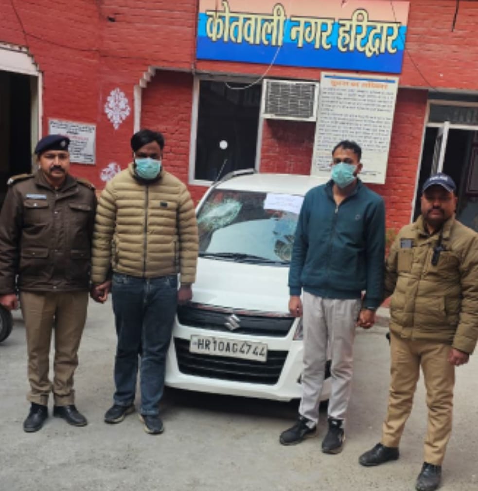 कोतवाली नगर हरिद्वार पार्किंग मैनेजर मृत्यु मामले में हरिद्वार पुलिस का एक्शन।  अभियोग पंजीकृत के 24 घण्टे के अन्दर दो आरोपित गिरफ्तार।