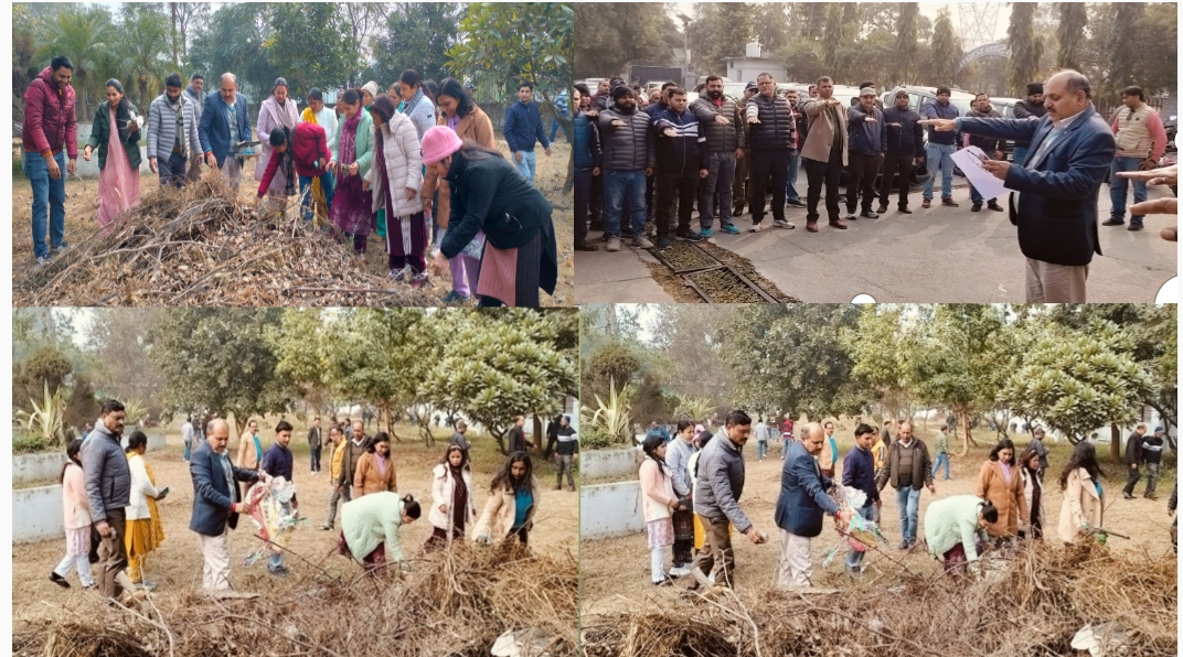 नव वर्ष के अवसर पर जिलाधिकारी मयूर दीक्षित के निर्देशन में जनपद में चलाया गया स्वच्छता का महा अभियान।  विकास भवन परिसर में मुख्य विकास अधिकारी ललित नारायण मिश्रा के नेतृत्व में चलाया गया महा सफाई अभियान।  मुख्य विकास अधिकारी ने उपस्थित अधिकारियों एवं कर्मचारियों को दिलाई गई स्वच्छता की शपथ।
