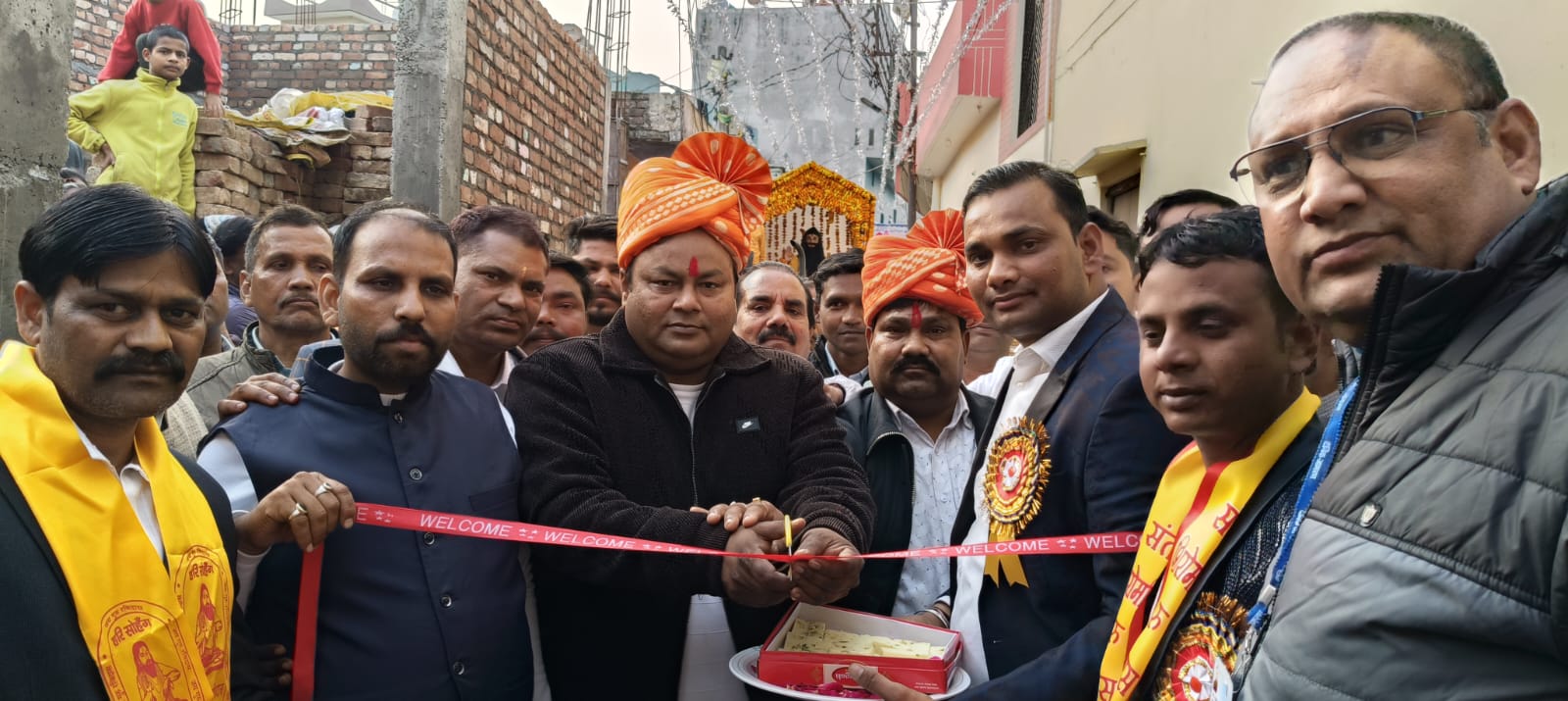 बहादराबाद में श्रद्धा और उल्लास के साथ मनाई गई 649वीं गुरु रविदास जयंती, प्रो. डॉ. धर्मेंद्र कुमार ने किया शोभायात्रा का शुभारंभ।