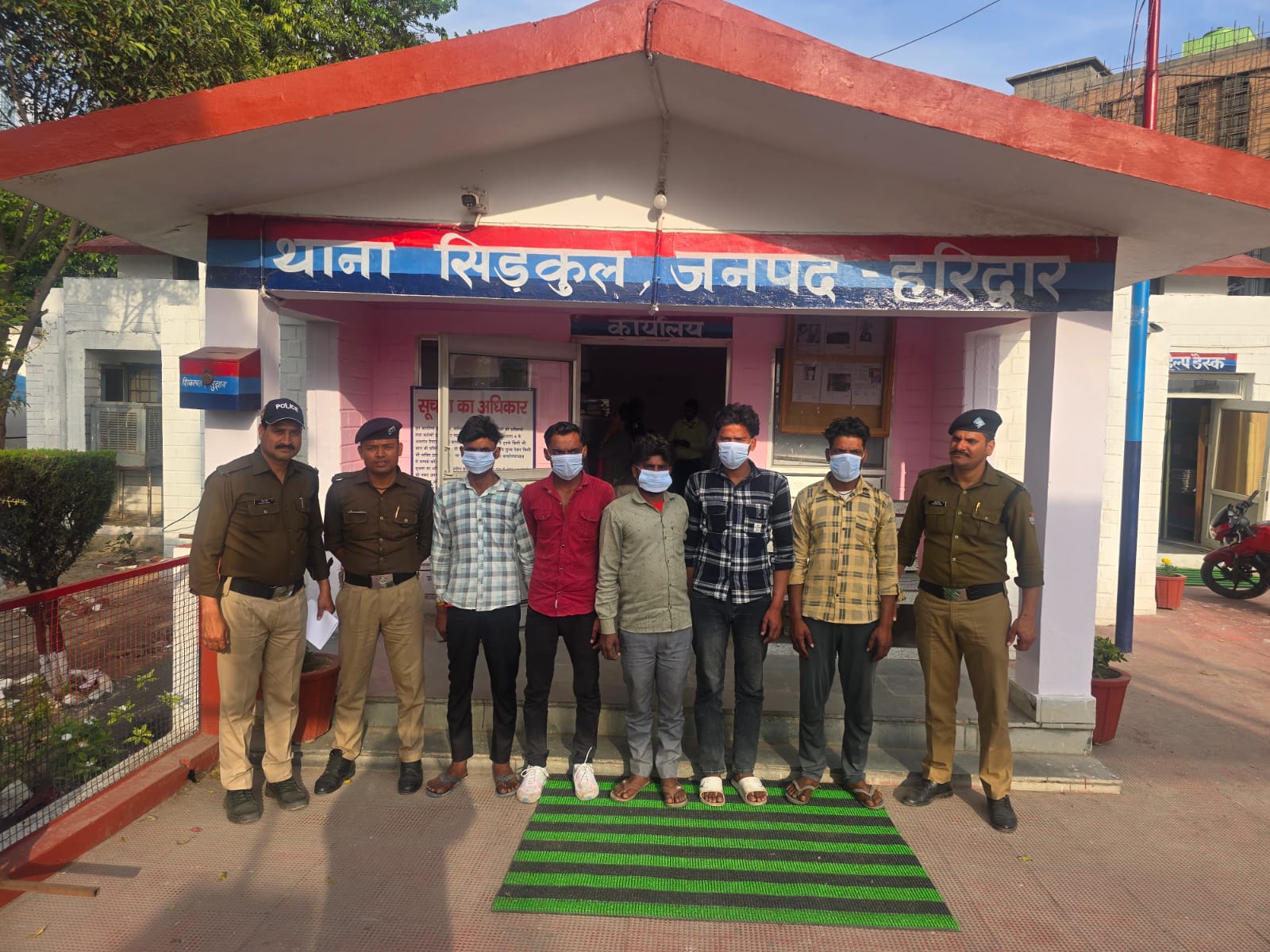 सिडकुल पुलिस ने 05 हुड़दंगियों के खिलाप की कार्यवाही