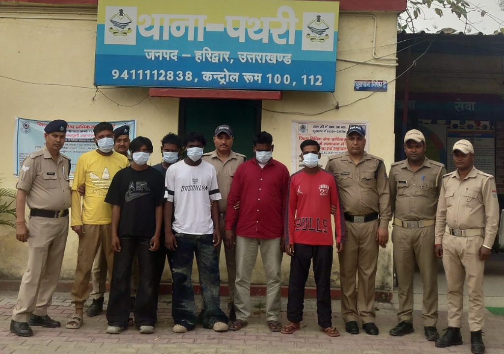 06 व्यक्तियों को पथरी पुलिस ने शांति भंग में किया गिरफ्तार।