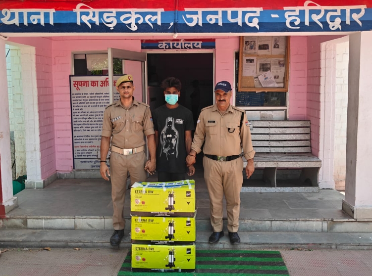 ऑपरेशन प्रहार के अन्तर्गत हरिद्वार पुलिस की कार्रवाई।  कंपनी से किर्लोस्कर पंप चोरी करने वाले आरोपित मय माल के किया गिरफ्तार।
