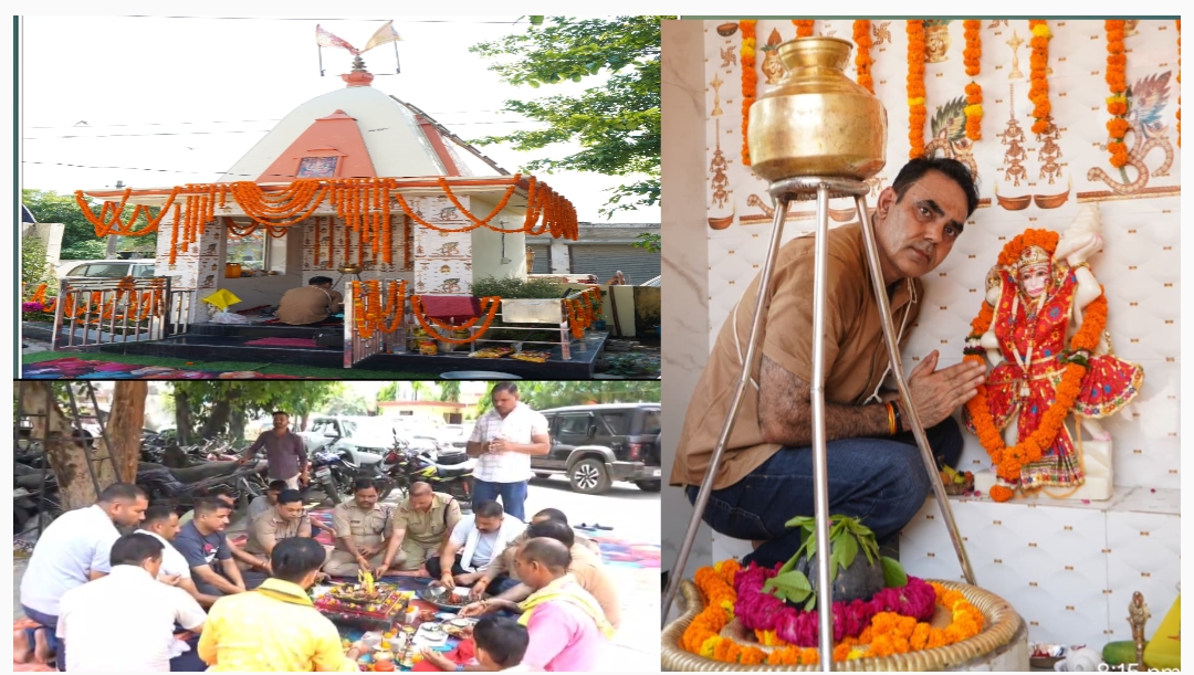 थाना पथरी परिसर में बजरंगबली हनुमान जी मंदिर की प्राण प्रतिष्ठा संपन्न, भंडारे का हुआ आयोजन।