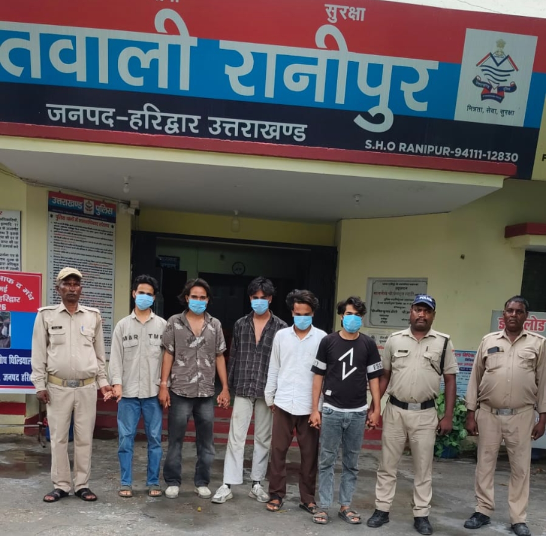 रानीपुर क्षेत्रान्तर्गत ग्राम गोविन्दपुर दादूपुर में एक व्यक्ति के साथ मारपीट, लडाई झगडे में शामिल 05 व्यक्तियो को पुलिस ने लिया हिरासत में।