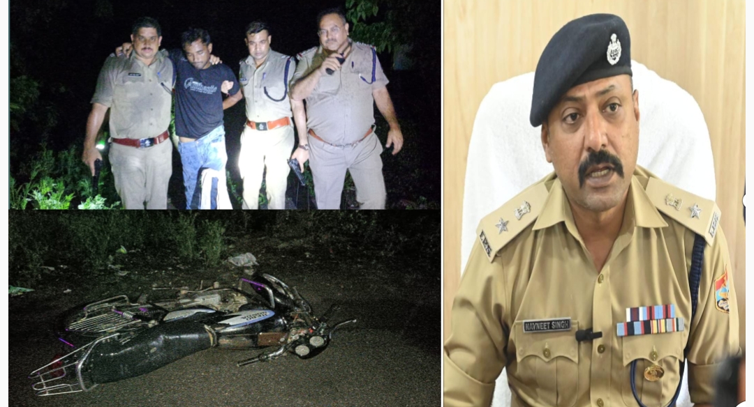 कोतवाली नगर क्षेत्र में देर रात पुलिस और बदमाशों के बीच हुई मुठभेड़।  एक बदमाश के पांव में लगी गोली दूसरा  फरार अभियुक्त के लिए पुलिस टीम की कांबिंग जारी।