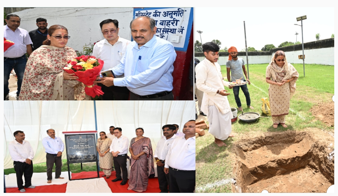 हरिद्वार में राज्य के पहला राजकीय ‘प्लेस ऑफ सेफ्टी (किशोर)’ भवन का हुआ शिलान्यास। रेखा आर्या कैबिनेट मंत्री  ₹555.15 लाख की लागत से बनने वाली 50 क्षमता की प्लेस ऑफ सेफ्टी किशोरों के पुनर्वास को मिलेगी नई दिशा।