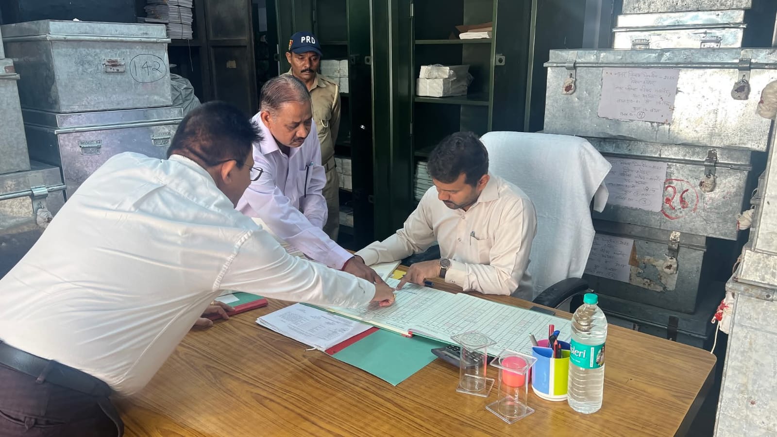 कोषागार रुड़की का संयुक्त मजिस्ट्रेट रुड़की द्वारा किया गया अर्द्धवार्षिक निरीक्षण।