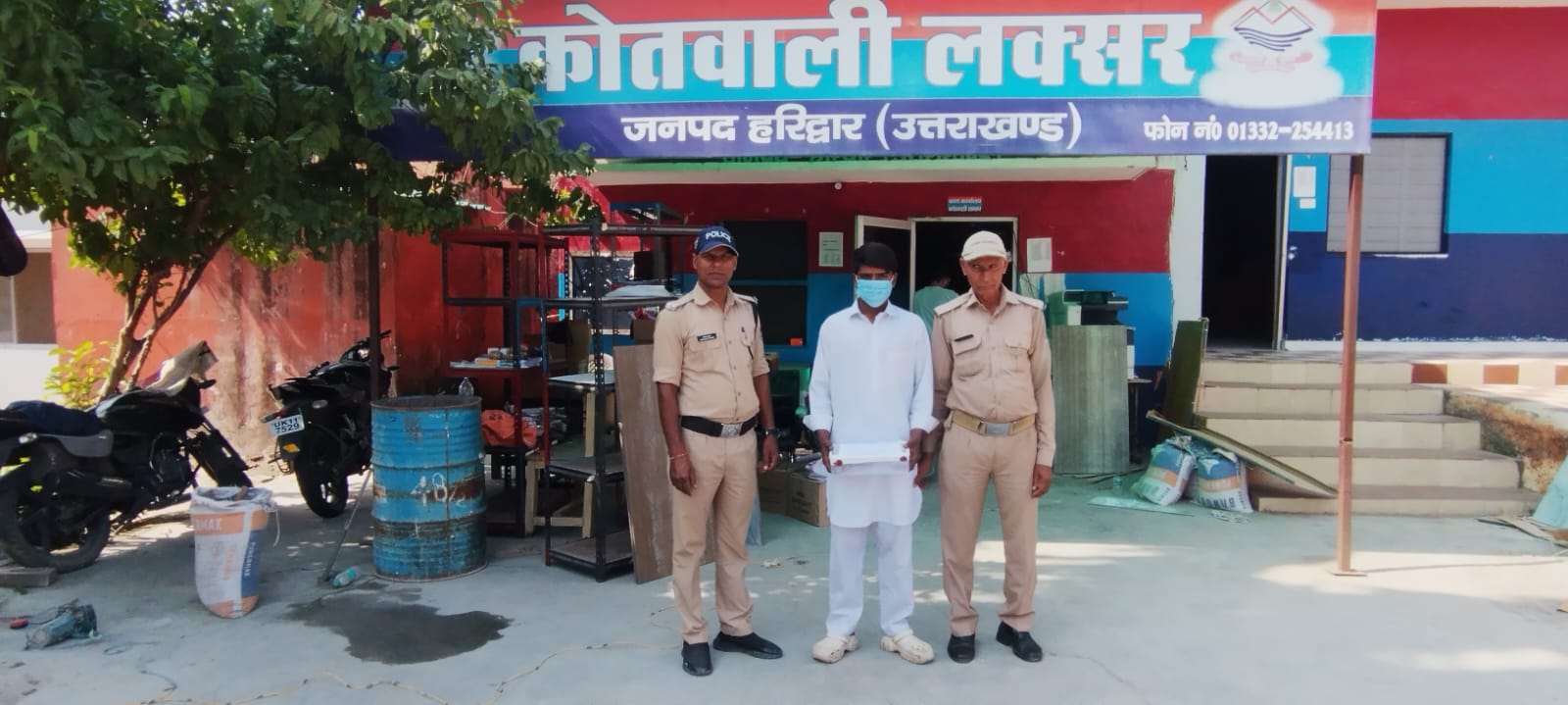जान से मारने की नीयत से फायरिंग करने के मामले में आरोपी अभियुक्त को लक्सर पुलिस ने किया गिरफ्तार