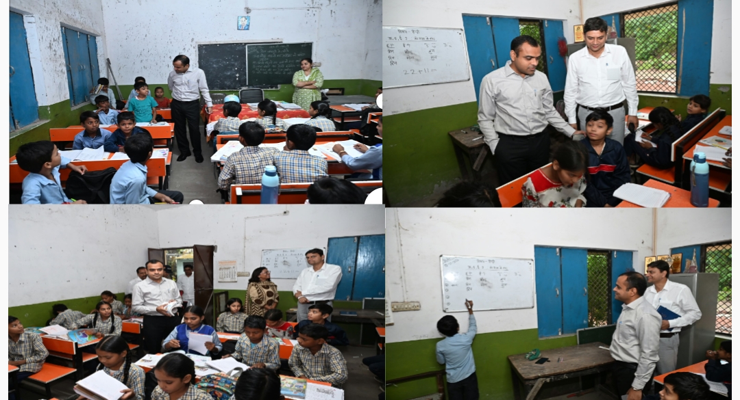मुख्यमंत्री के निर्देशन में जनपद की शिक्षा व्यवस्था को सुदृढ़ करने के लिए जिलाधिकारी मयूर दीक्षित निरंतर प्रयासरत